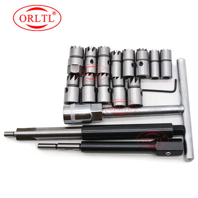 Профессиональный набор для нарезки седел дизельных форсунок, инструменты для очистки автомобиля, комплект для очистки дизельных топливных форсунок, инструмент для ремонта автомобилей