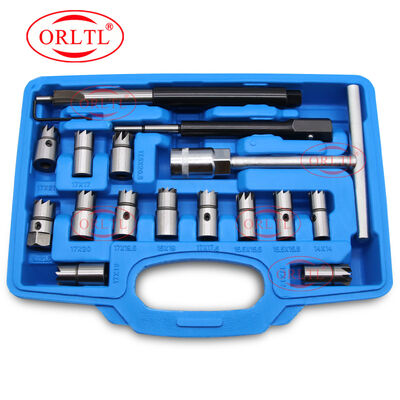 Профессиональный набор для нарезки седел дизельных форсунок, инструменты для очистки автомобиля, комплект для очистки дизельных топливных форсунок, инструмент для ремонта автомобилей