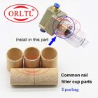 Части чашки фильтра Суда теста инжектора коллектора системы впрыска топлива ORLTL особенные фильтруют встроенный фильтр 5 PCS/Bag