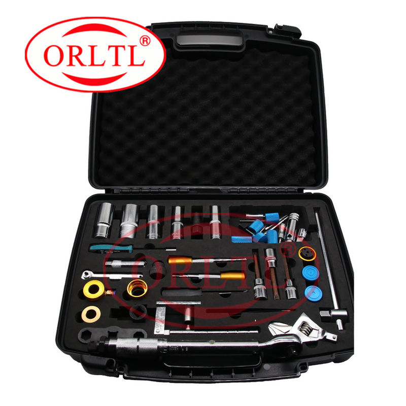 Инжектор дизельного топлива ORLTL разбирая ремонт инжектора коллектора системы впрыска топлива оборудований и демонтировать частей инструментов полные 40